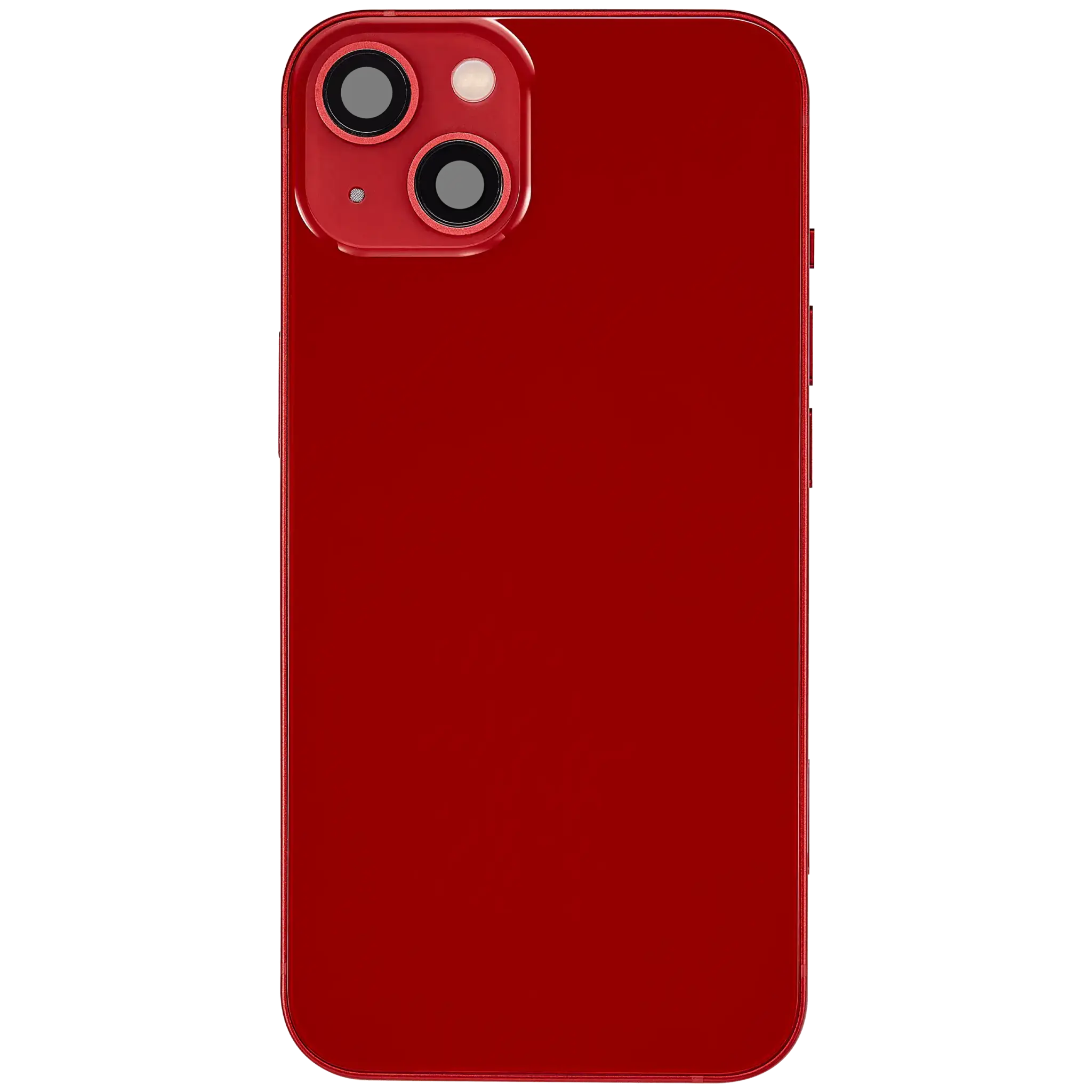 Back Housing with Simtray / Charging port & Small Parts For IPhone 13 Red - MT Tech, foto 2 van 4