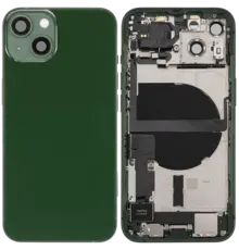Back Housing with Simtray / Charging port & Small Parts For IPhone 13 Green - MT Tech