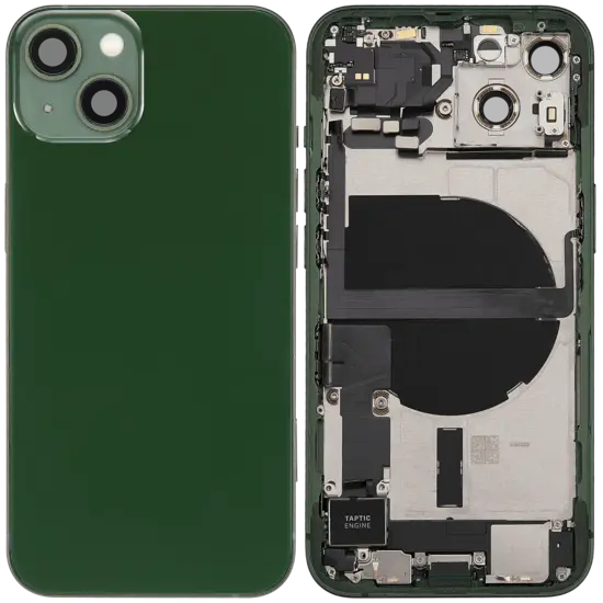 Back Housing with Simtray / Charging port & Small Parts For IPhone 13 Green - MT Tech