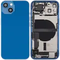 Back Housing with Simtray / Charging port & Small Parts For IPhone 13 Blue - MT Tech