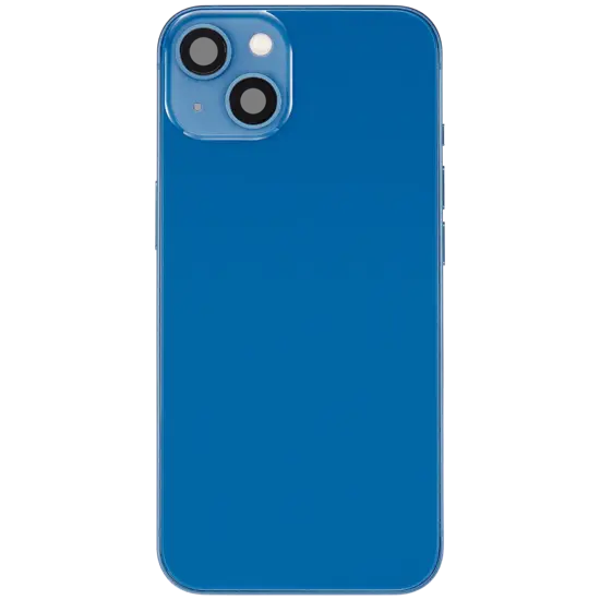 Back Housing with Simtray / Charging port & Small Parts For IPhone 13 Blue - MT Tech