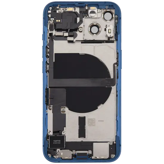Back Housing with Simtray / Charging port & Small Parts For IPhone 13 Blue - MT Tech