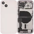 Back Housing with Simtray / Charging port & Small Parts For IPhone 13 Pink - MT Tech