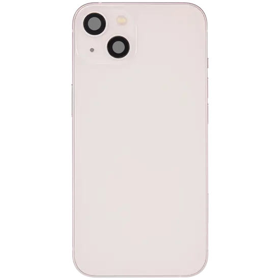 Back Housing with Simtray / Charging port & Small Parts For IPhone 13 Pink - MT Tech
