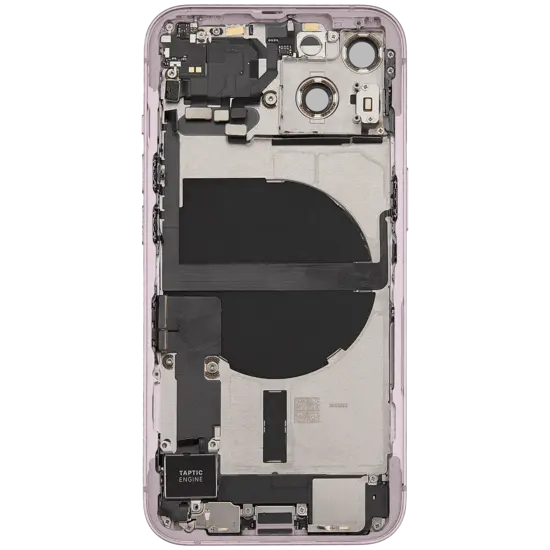 Back Housing with Simtray / Charging port & Small Parts For IPhone 13 Pink - MT Tech