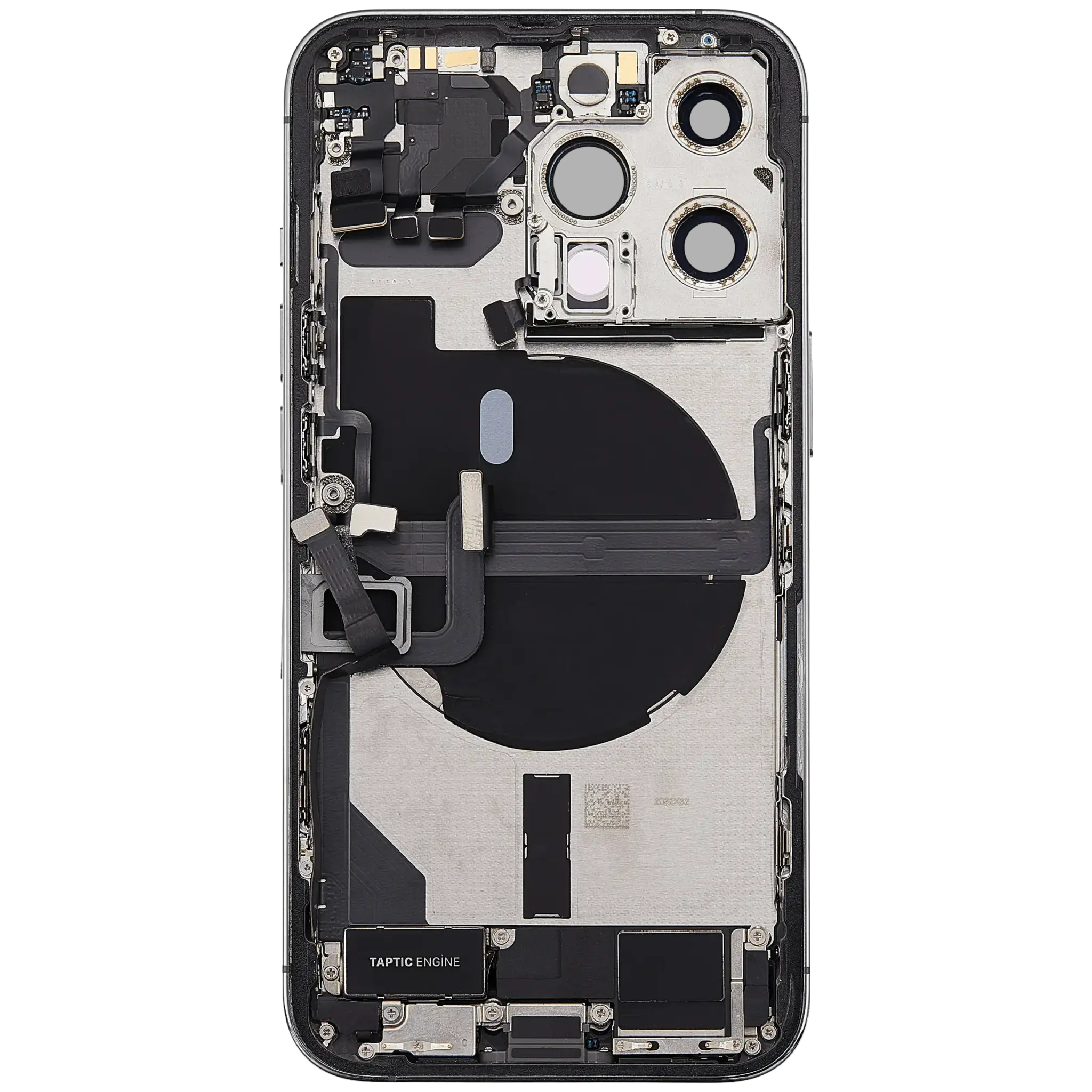 Back Housing with Simtray / Charging port & Small Parts For IPhone 13 Pro Silver - MT Tech, foto 3 van 4