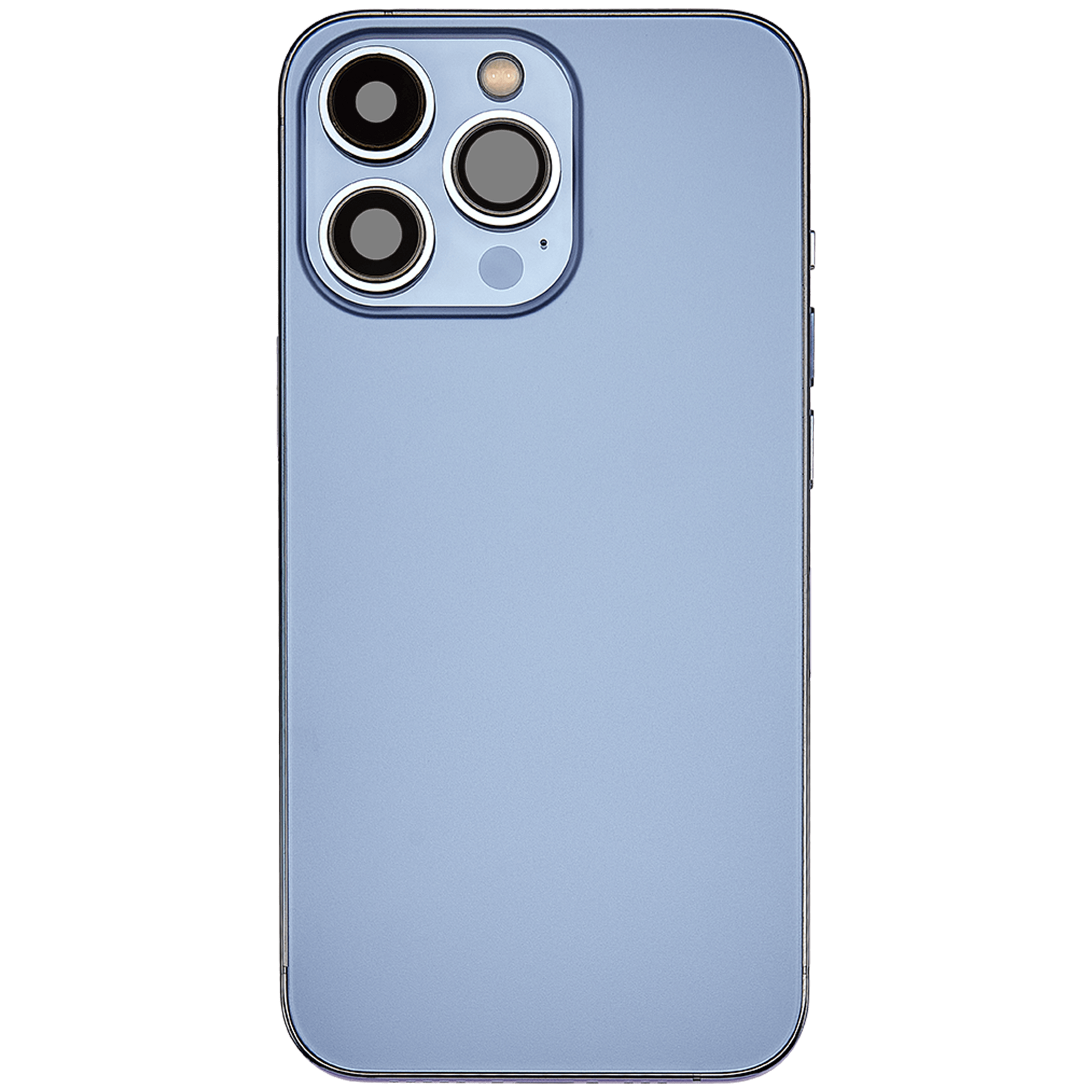 Back Housing with Simtray / Charging port & Small Parts For IPhone 13 Pro Sierra Blue - MT Tech, foto 3 van 4