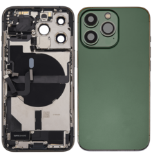 Back Housing with Simtray / Charging port & Small Parts For IPhone 13 Pro Alpine Green - MT Tech