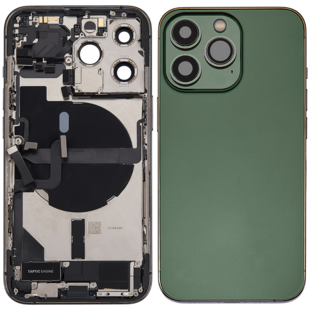 Back Housing with Simtray / Charging port & Small Parts For IPhone 13 Pro Alpine Green - MT Tech