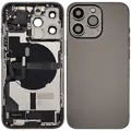 Back Housing with Simtray / Charging port & Small Parts For IPhone 13 Pro Max Graphite - MT Tech