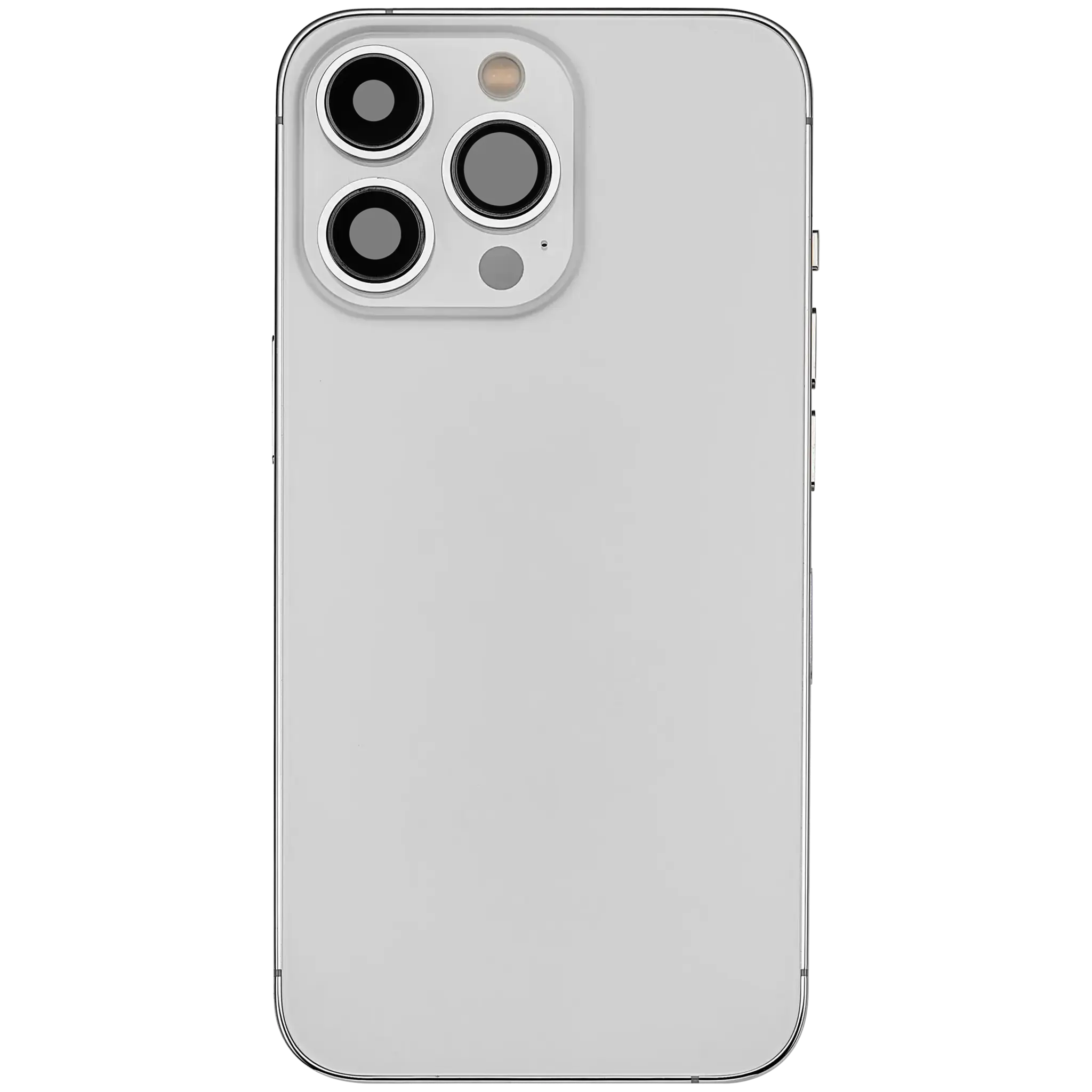 Back Housing with Simtray / Charging port & Small Parts For IPhone 13 Pro Max Silver - MT Tech, foto 2 van 4