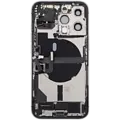 Back Housing with Simtray / Charging port & Small Parts For IPhone 13 Pro Max Silver - MT Tech