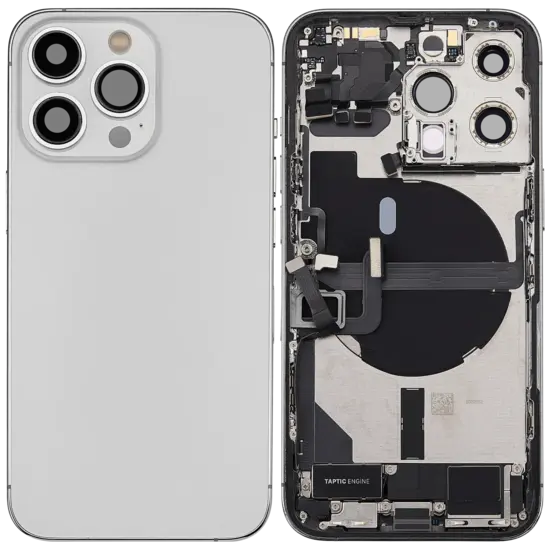 Back Housing with Simtray / Charging port & Small Parts For IPhone 13 Pro Max Sierra Blue - MT Tech