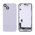Back Housing with Simtray / Charging port & Small Parts For IPhone 14 Purple  - MT Tech