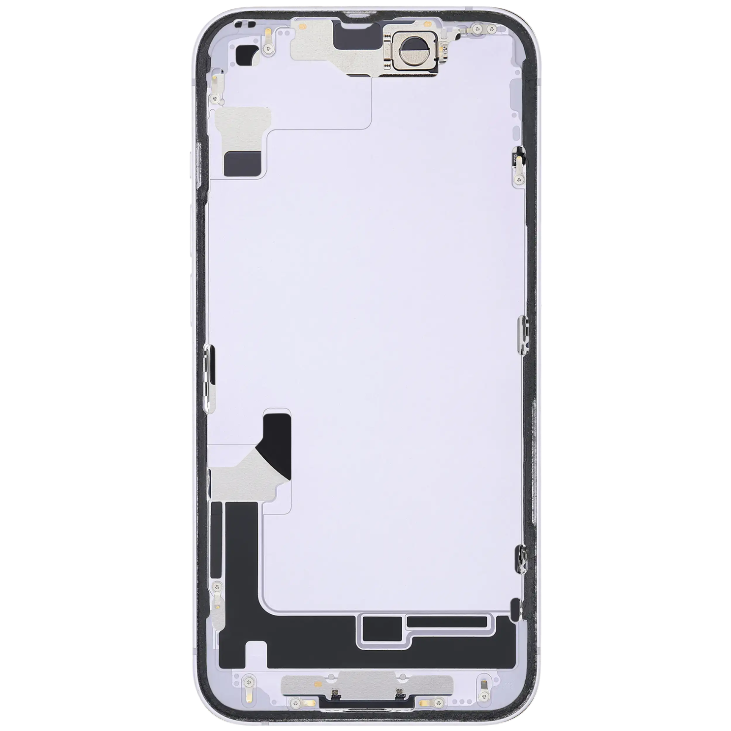 Back Housing with Simtray / Charging port & Small Parts For IPhone 14 Purple - MT Tech, foto 2 van 4