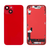 Back Housing with Simtray / Charging port & Small Parts For IPhone 14 Red - MT Tech