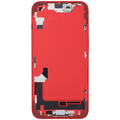Back Housing with Simtray / Charging port & Small Parts For IPhone 14 Red - MT Tech