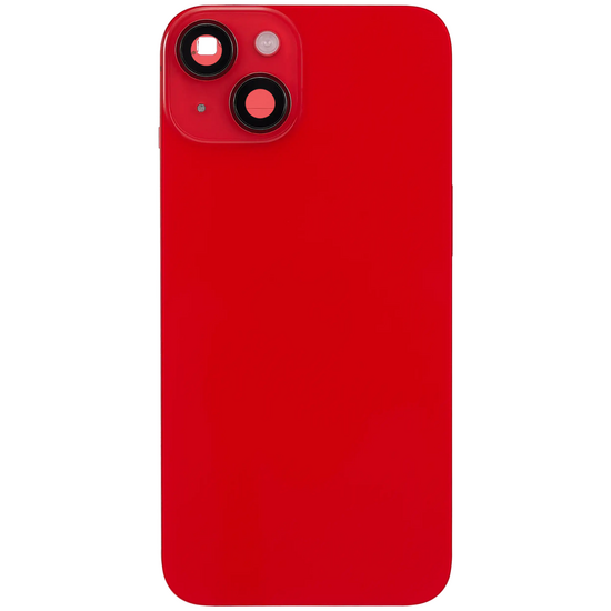 Back Housing with Simtray / Charging port & Small Parts For IPhone 14 Red - MT Tech