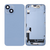 Back Housing with Simtray / Charging port & Small Parts For IPhone 14 Blue - MT Tech