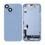 Back Housing with Simtray / Charging port & Small Parts For IPhone 14 Blue - MT Tech