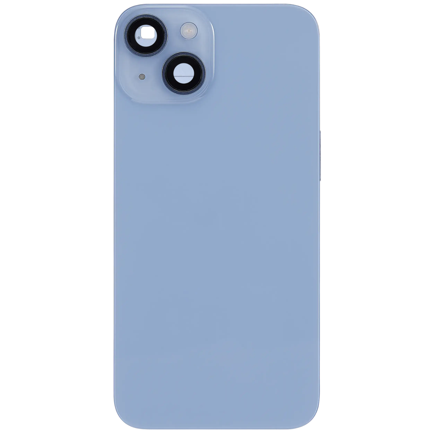 Back Housing with Simtray / Charging port & Small Parts For IPhone 14 Blue - MT Tech, foto 3 van 4