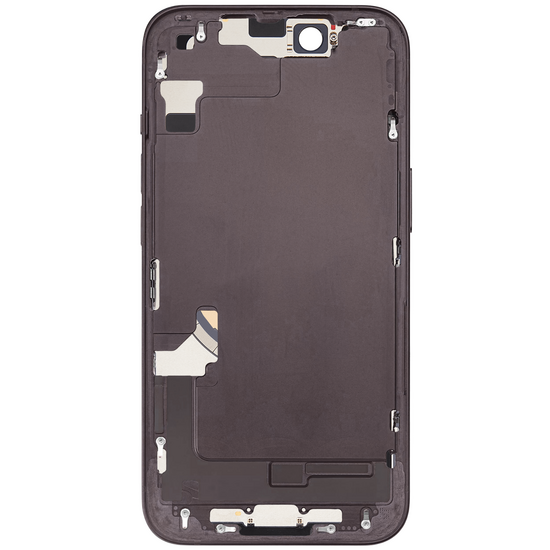Back Housing with Simtray / Charging port & Small Parts For IPhone 14 Plus Black - MT Tech