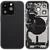 Back Housing with Simtray / Charging port & Small Parts For IPhone 14 Pro Black - MT Tech