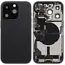 Back Housing with Simtray / Charging port & Small Parts For IPhone 14 Pro Black - MT Tech