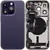 Back Housing with Simtray / Charging port & Small Parts For IPhone 14 Pro Deep Purple - MT Tech
