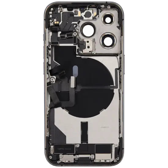 Back Housing with Simtray / Charging port & Small Parts For IPhone 14 Pro Deep Purple - MT Tech