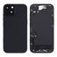 Back Housing with Simtray / Charging port & Small Parts For IPhone 15 Black - MT Tech