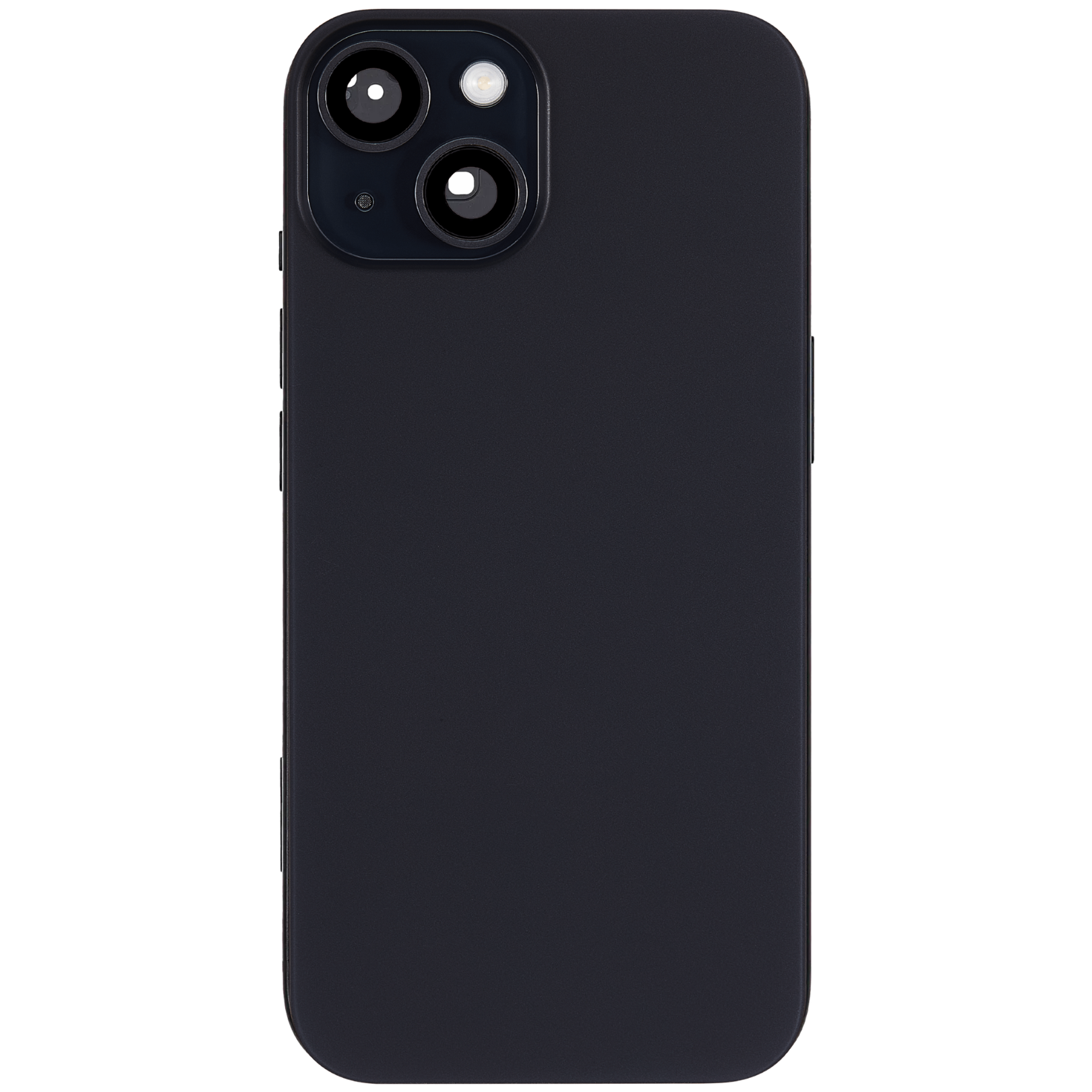 Back Housing with Simtray / Charging port & Small Parts For IPhone 15 Black - MT Tech, foto 2 van 4