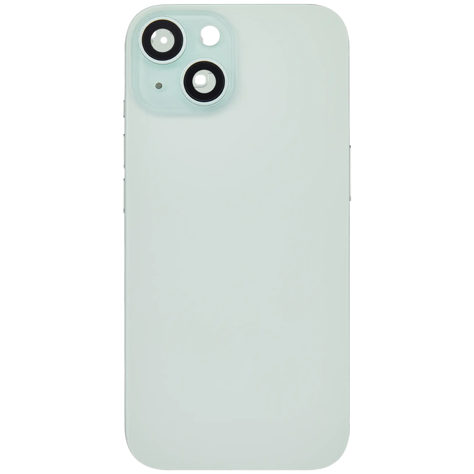 Back Housing with Simtray / Charging port & Small Parts For IPhone 15 Green - MT Tech, foto 2 van 4