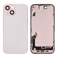 Back Housing with Simtray / Charging port & Small Parts For IPhone 15 Pink - MT Tech