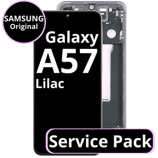 LCD Samsung Galaxy A57 GH82-39285D A567 With Frame Awesome Lilac Service Pack Box