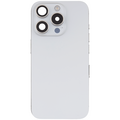 Back Housing with Simtray / Charging port & Small Parts For IPhone 15 Pro White Titanium - MT Tech