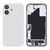 Back Housing with Simtray / Charging port & Small Parts For IPhone 16 White - MT Tech