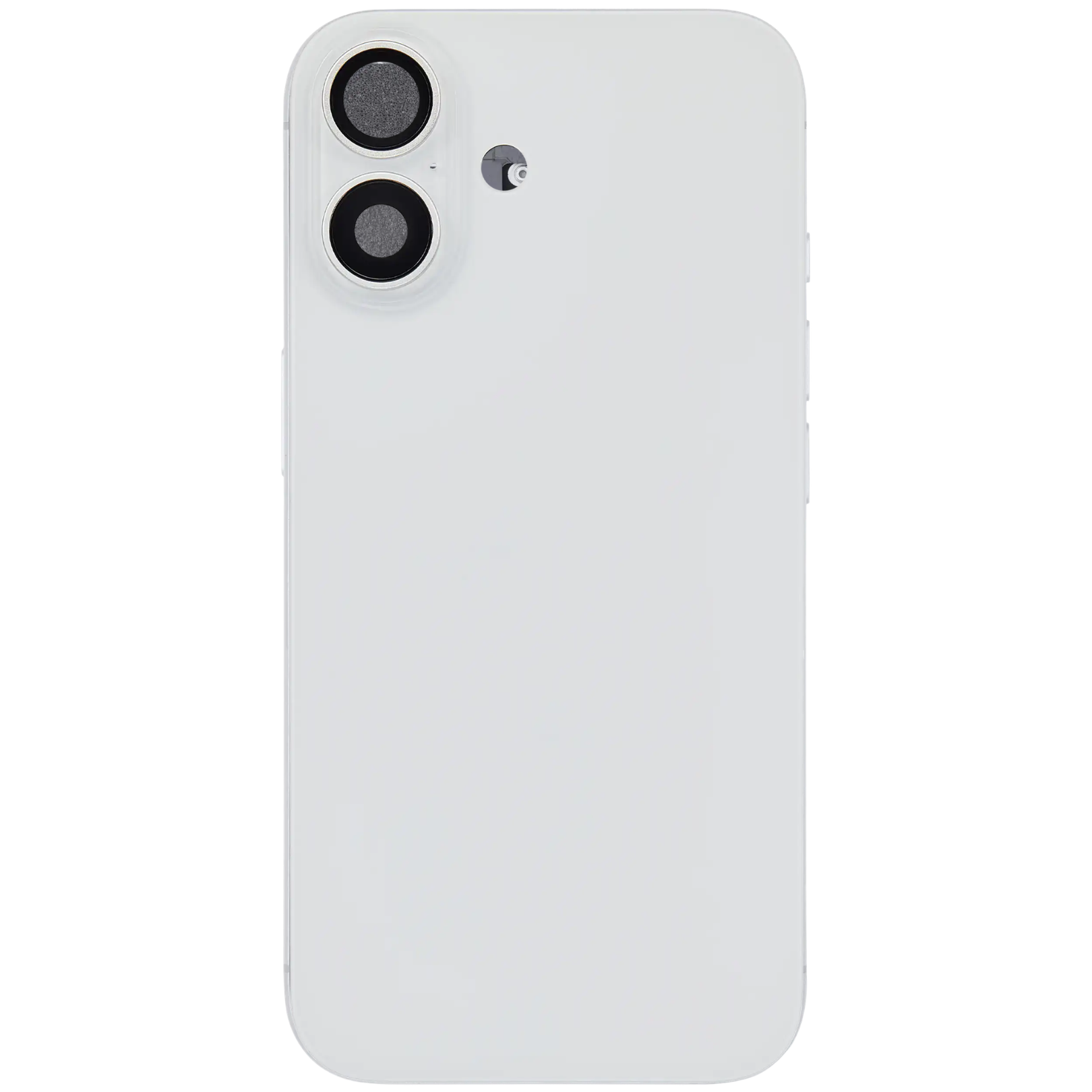Back Housing with Simtray / Charging port & Small Parts For IPhone 16 White - MT Tech, foto 2 van 4