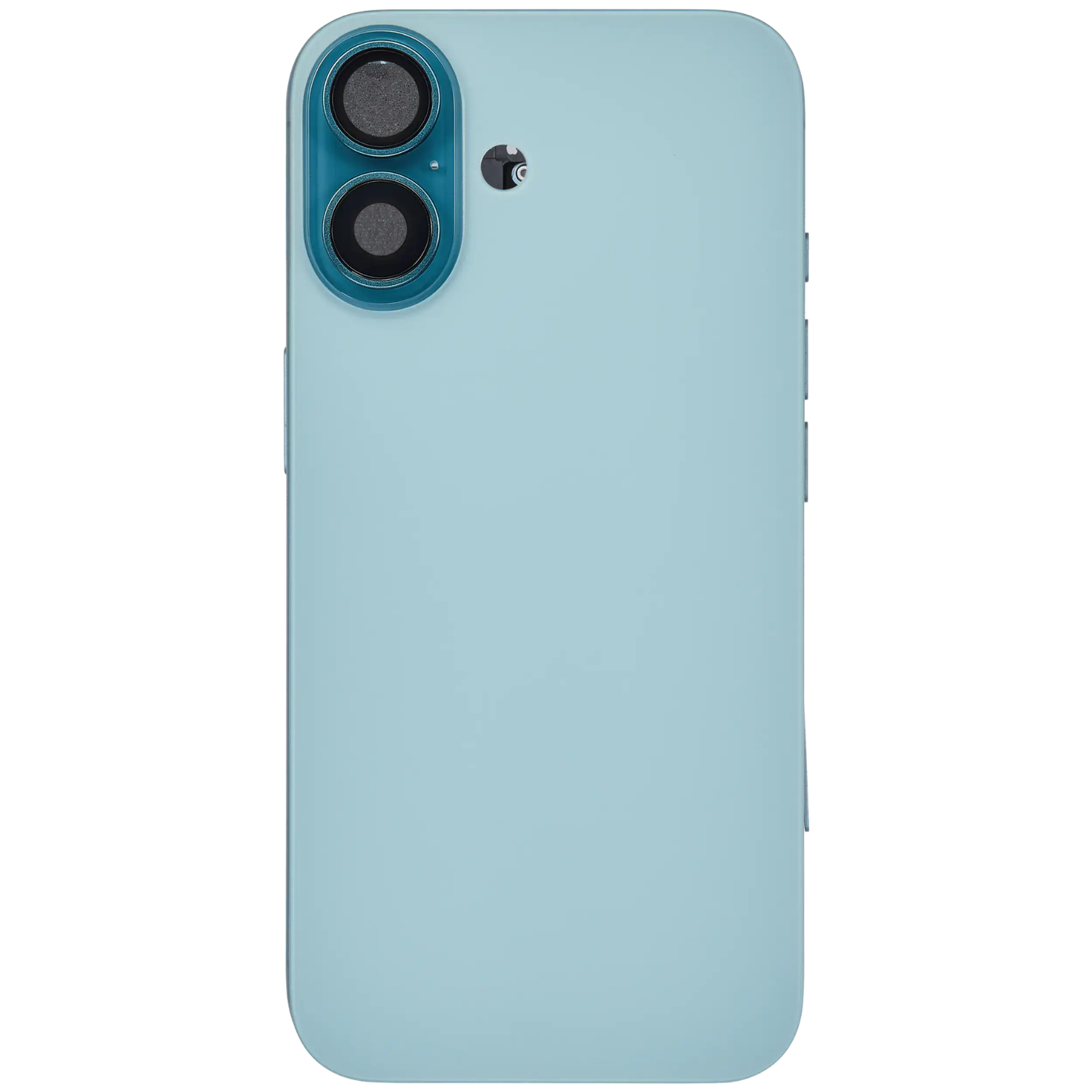 Back Housing with Simtray / Charging port & Small Parts For IPhone 16 Teal - MT Tech, foto 2 van 4