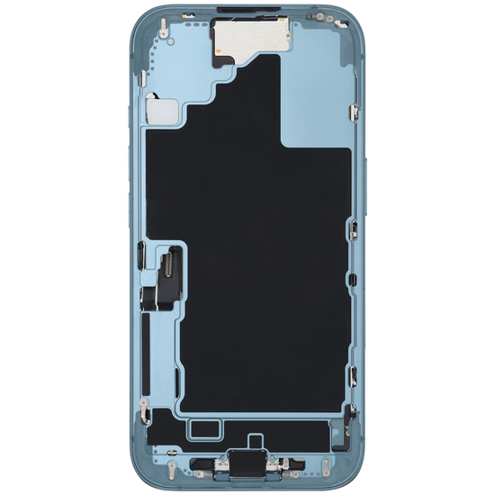Back Housing with Simtray / Charging port & Small Parts For IPhone 16 Teal - MT Tech