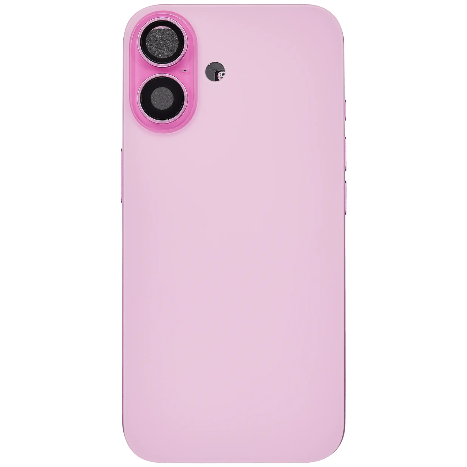 Back Housing with Simtray / Charging port & Small Parts For IPhone 16 Pink - MT Tech, foto 2 van 4