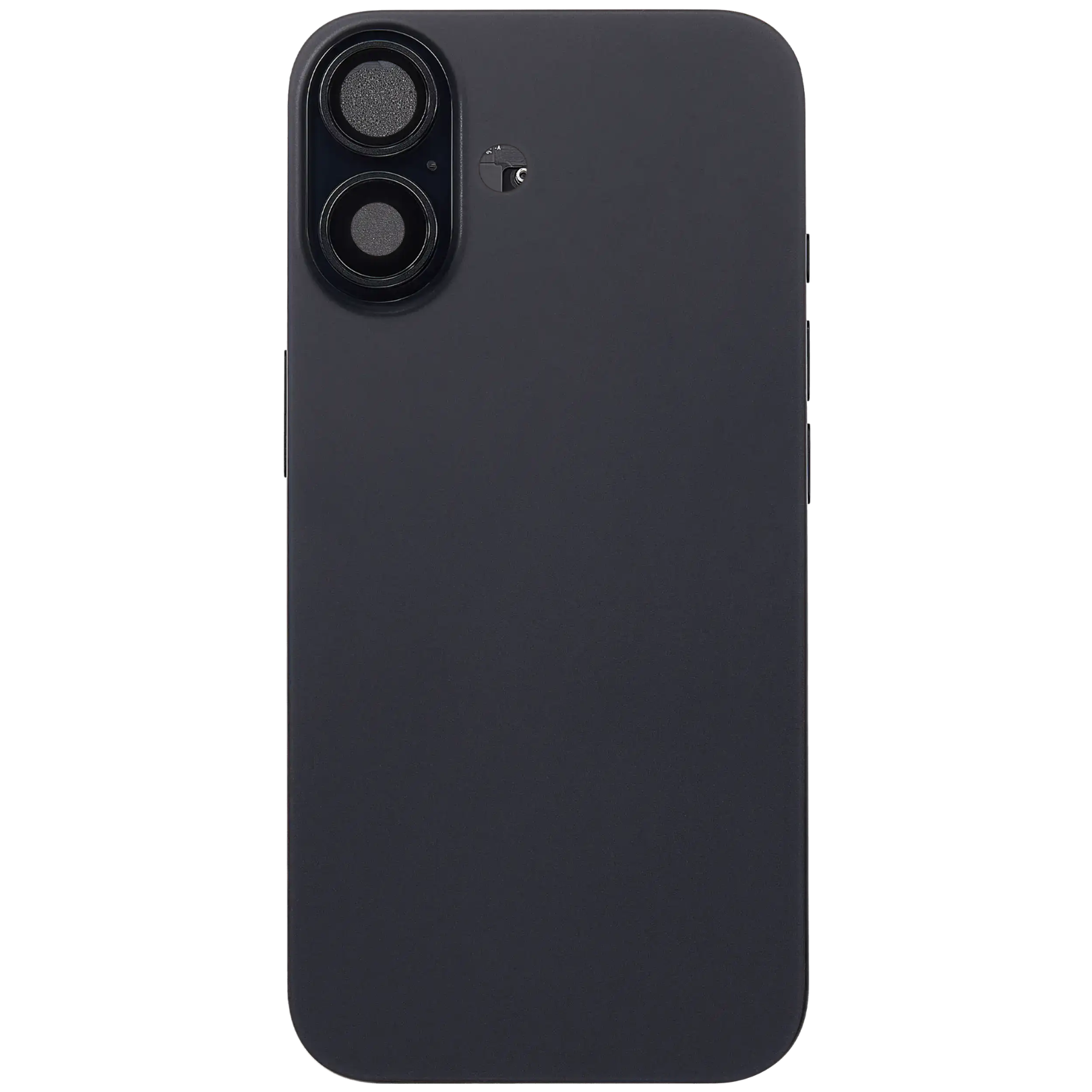 Back Housing with Simtray / Charging port & Small Parts For IPhone 16 Plus Black - MT Tech, foto 2 van 4