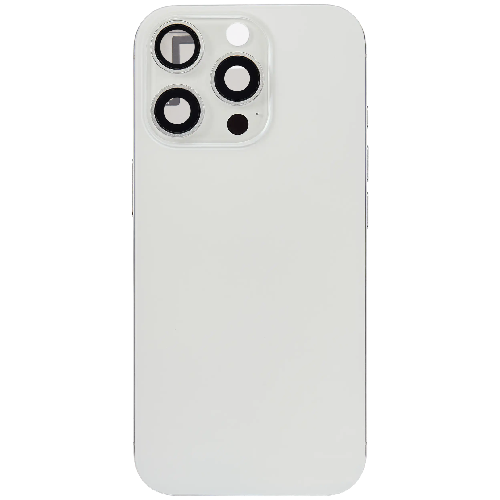 Back Housing with Simtray / Charging port & Small Parts For IPhone 16 Pro White Titanium - MT Tech, foto 2 van 4