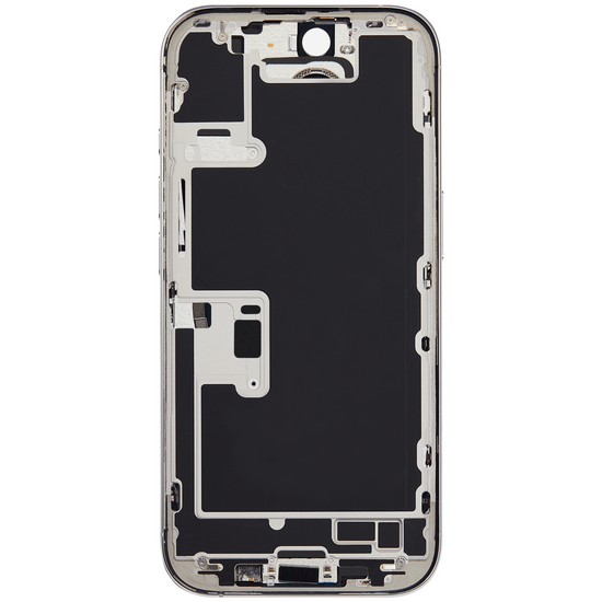 Back Housing with Simtray / Charging port & Small Parts For IPhone 16 Pro Natrual Titanium - MT Tech