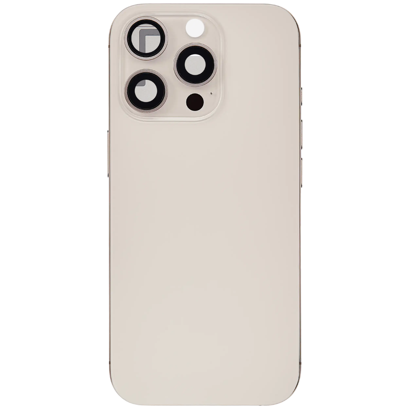 Back Housing with Simtray / Charging port & Small Parts For IPhone 16 Pro Max Desert Titanium - MT Tech, foto 2 van 4