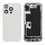 Back Housing with Simtray / Charging port & Small Parts For IPhone 16 Pro Max White Titanium - MT Tech