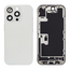 Back Housing with Simtray / Charging port & Small Parts For IPhone 16 Pro Max White Titanium - MT Tech