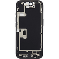 Back Housing with Simtray / Charging port & Small Parts For IPhone 16 Pro Max Black Titanium - MT Tech