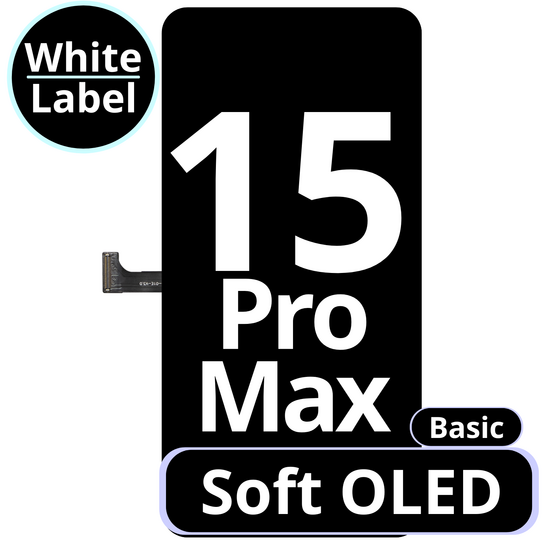 LCD Soft Oled Basic For IPhone 15 Pro Max - White Box