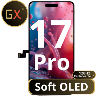 LCD GX Soft OLED 120Hz For IPhone 17 Pro (Replaceable IC)